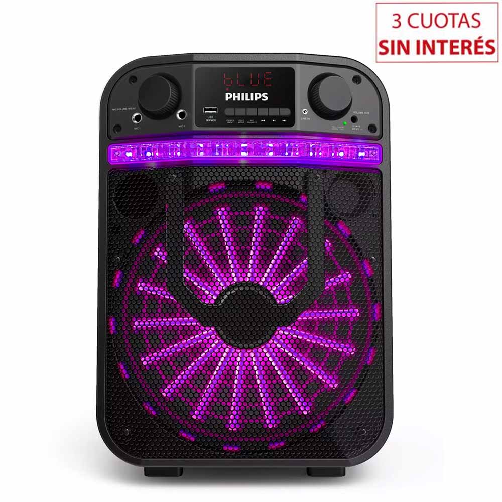 Parlante Portátil Bluetooth Philips Party TAX2206/77 Negro