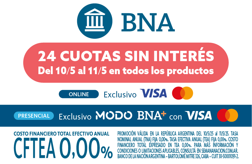 Promoción 24 cuotas sin interés Banco Nación